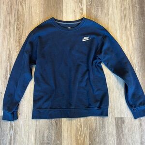 Athletic Works Men's Navy Crewneck Sweater
